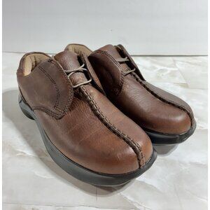Earth Kalso Heritage 2 Saddle Brown Leather Granola Girl Shoes 6.5